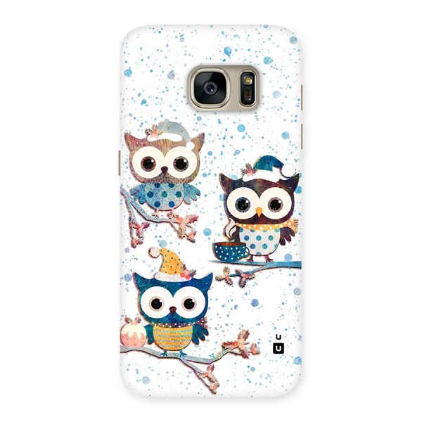 Winter Owls Back Case for Galaxy S7