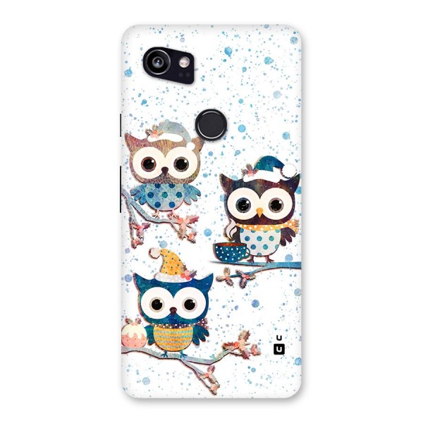 Winter Owls Back Case for Google Pixel 2 XL