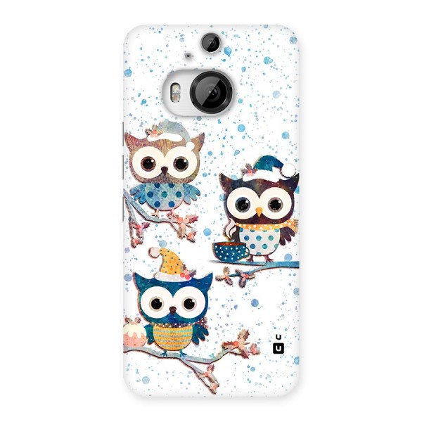 Winter Owls Back Case for HTC One M9 Plus