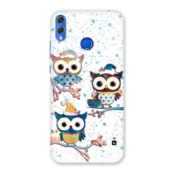 Winter Owls Back Case for Honor 8X