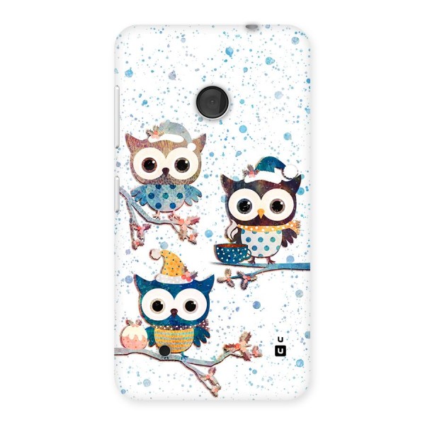 Winter Owls Back Case for Lumia 530