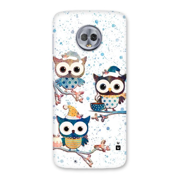 Winter Owls Back Case for Moto G6