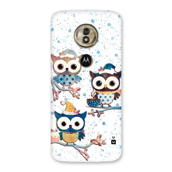 Winter Owls Back Case for Moto G6 Play