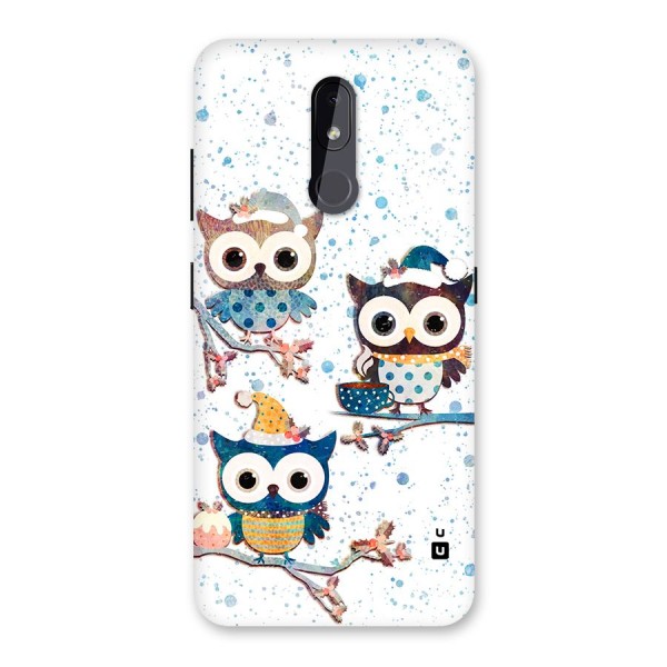 Winter Owls Back Case for Nokia 3.2