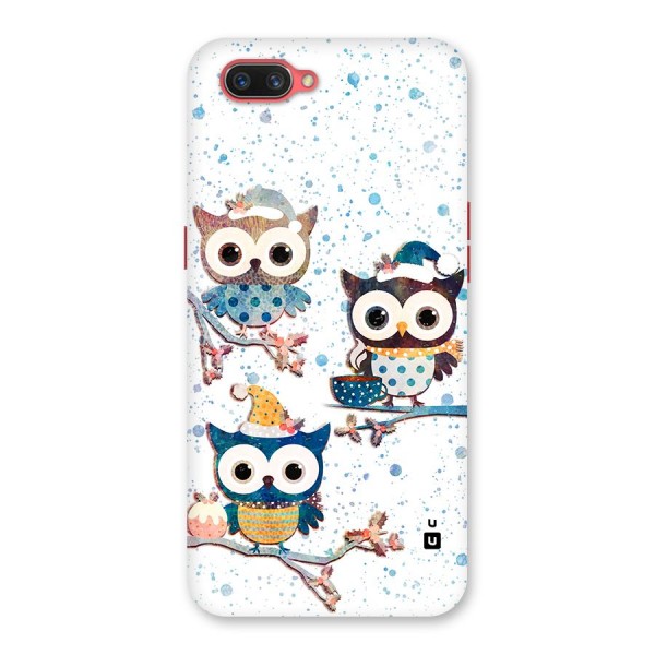 Winter Owls Back Case for Oppo A3s