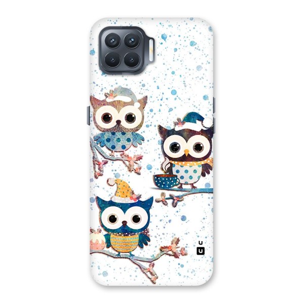 Winter Owls Back Case for Oppo F17 Pro