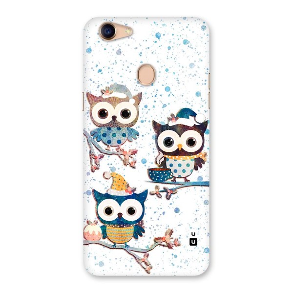 Winter Owls Back Case for Oppo F5