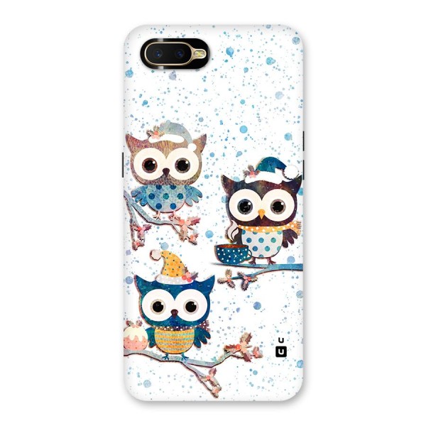 Winter Owls Back Case for Oppo K1