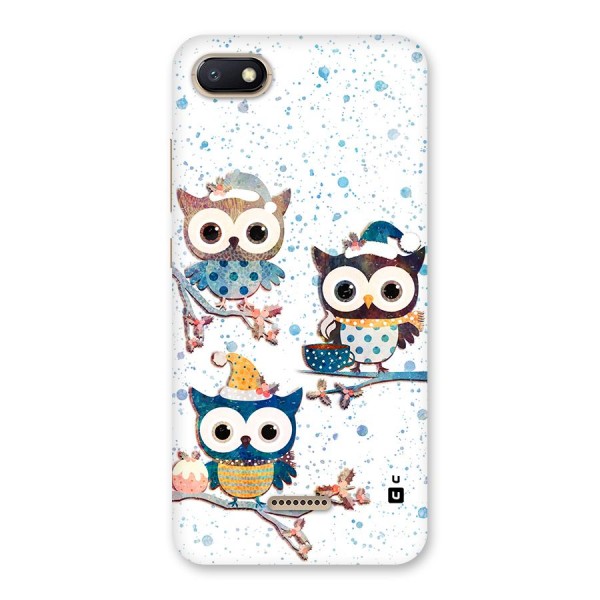 Winter Owls Back Case for Redmi 6A