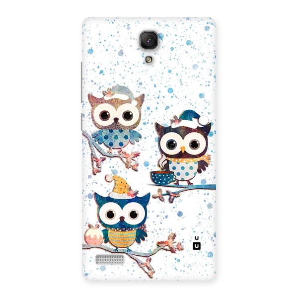 Winter Owls Back Case for Redmi Note