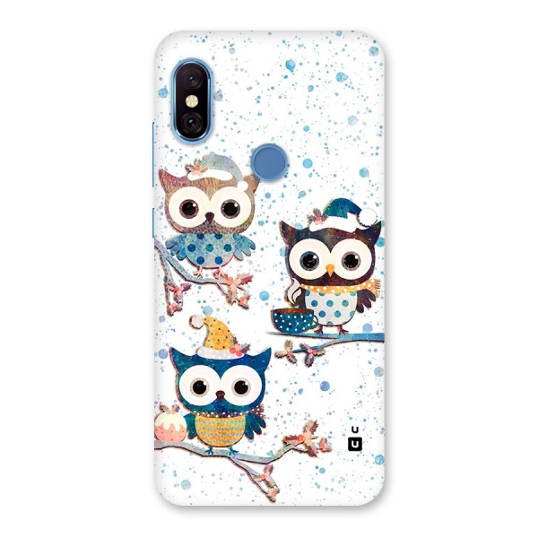 Winter Owls Back Case for Redmi Note 6 Pro