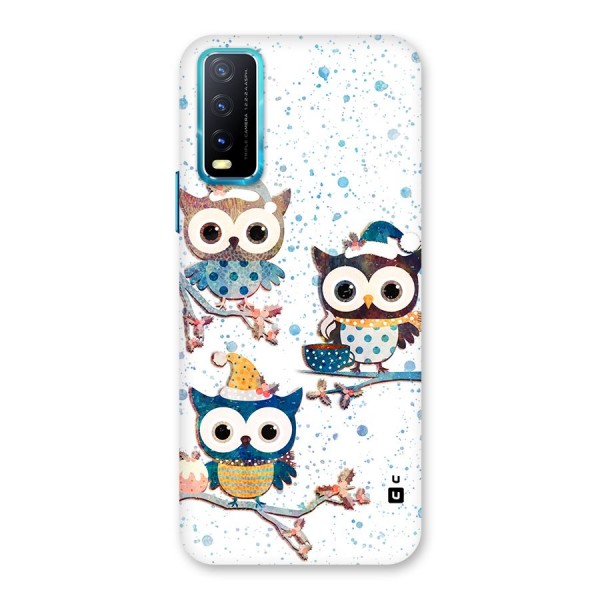 Winter Owls Back Case for Vivo Y12s