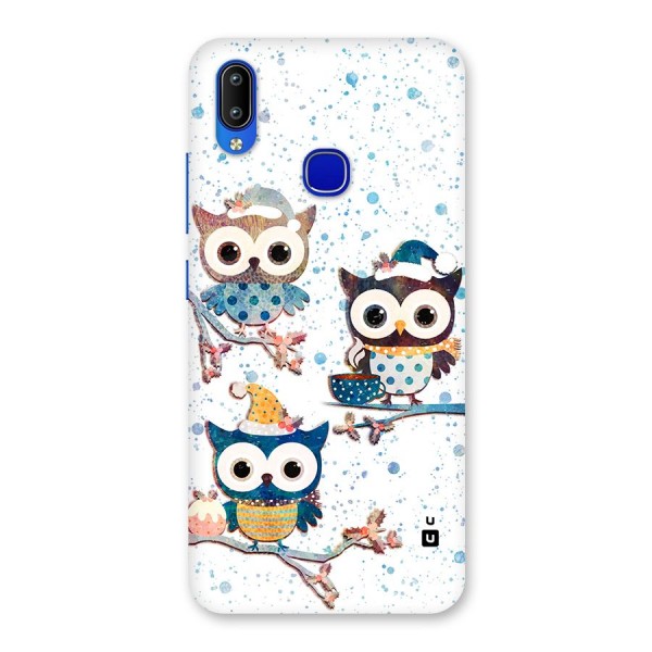 Winter Owls Back Case for Vivo Y91