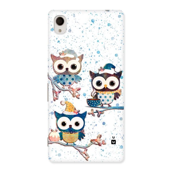 Winter Owls Back Case for Xperia M4