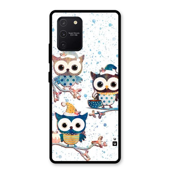 Winter Owls Glass Back Case for Galaxy S10 Lite