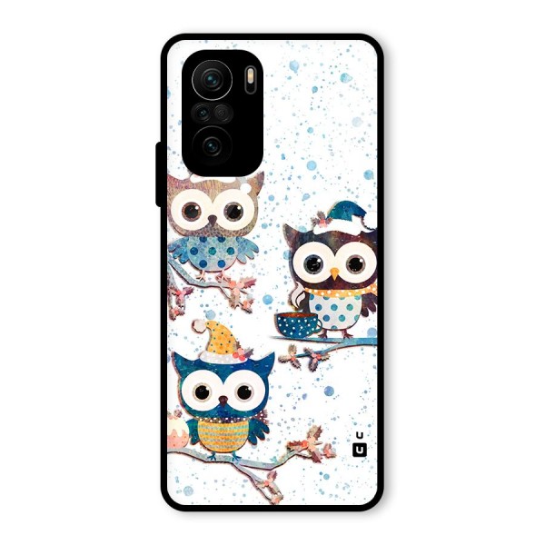 Winter Owls Glass Back Case for Mi 11x