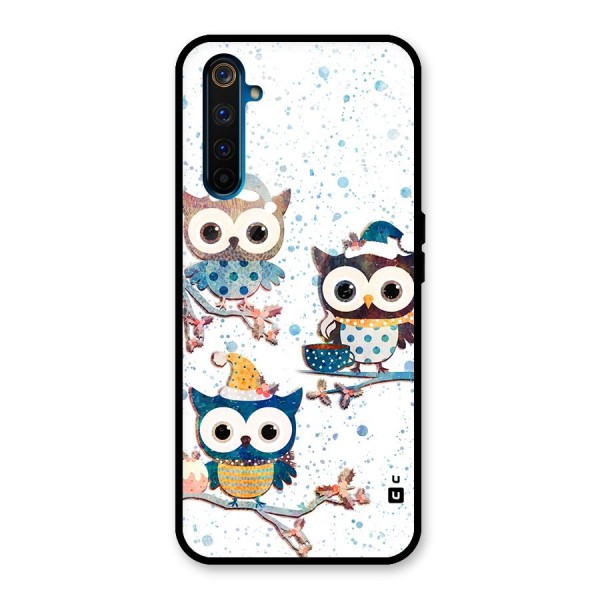 Winter Owls Glass Back Case for Realme 6 Pro