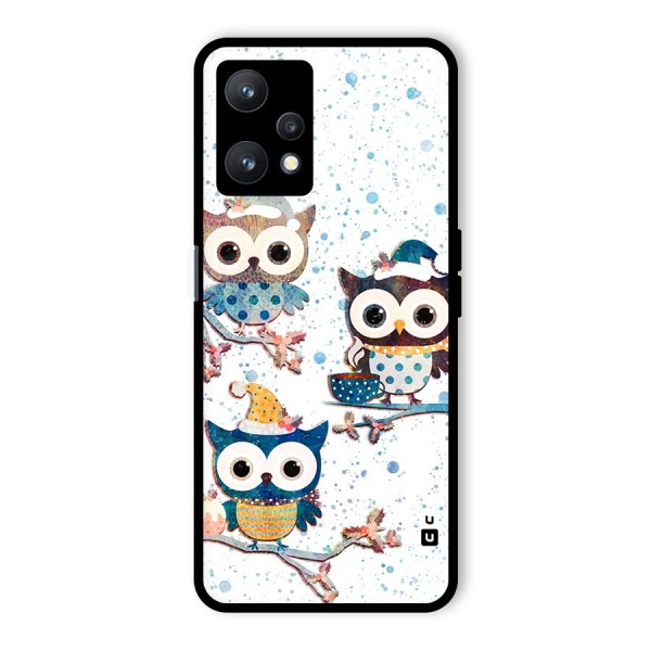 Winter Owls Glass Back Case for Realme 9 Pro 5G