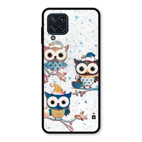 Winter Owls Metal Back Case for Galaxy M32