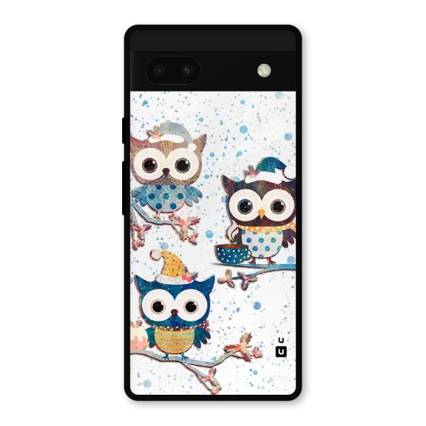 Winter Owls Metal Back Case for Google Pixel 6a