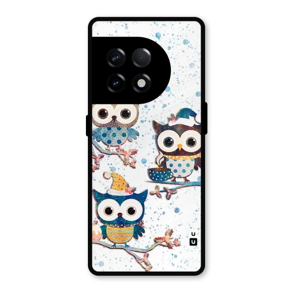 Winter Owls Metal Back Case for OnePlus 11R