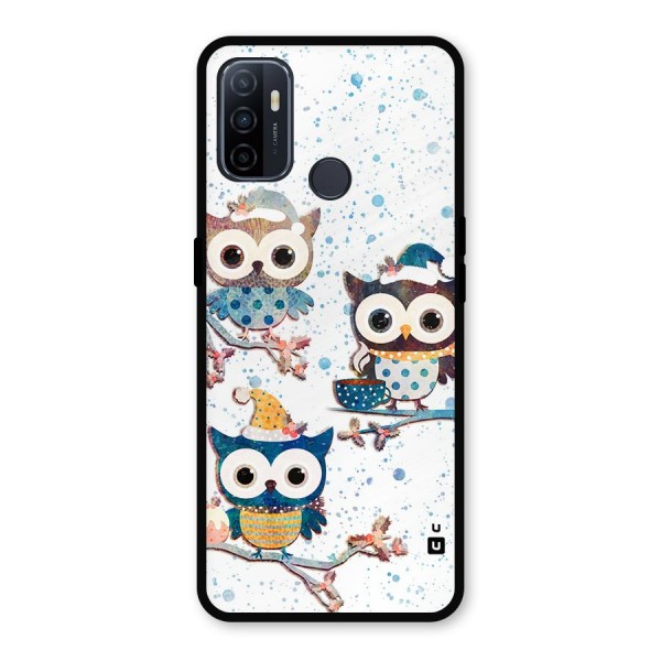 Winter Owls Metal Back Case for Oppo A53