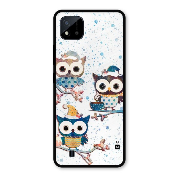 Winter Owls Metal Back Case for Realme C11 2021