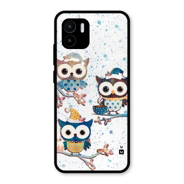 Winter Owls Metal Back Case for Redmi A1