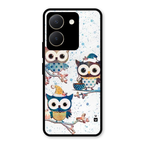 Winter Owls Metal Back Case for Vivo Y36