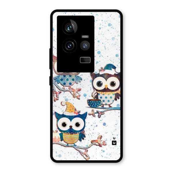 Winter Owls Metal Back Case for iQOO 11 5G