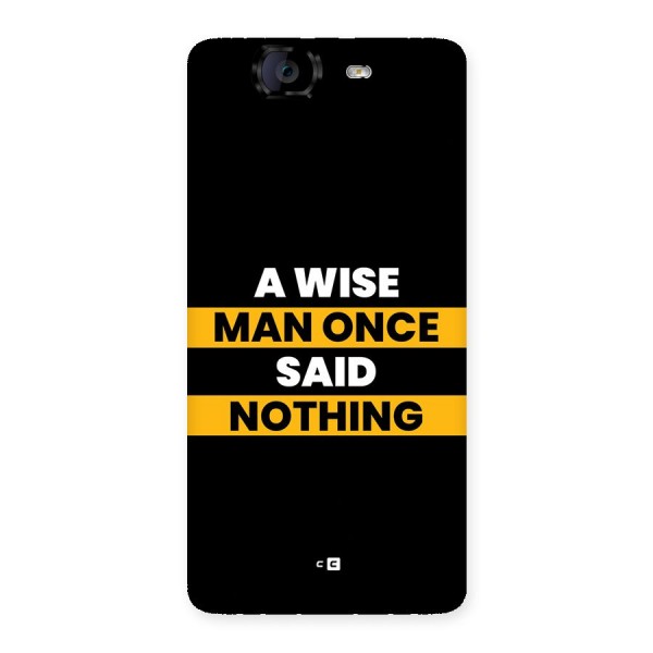 Wise Man Back Case for Canvas Knight A350