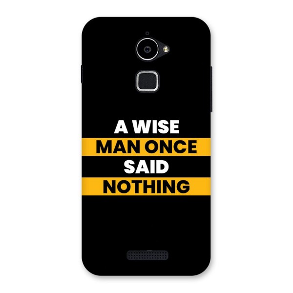 Wise Man Back Case for Coolpad Note 3 Lite