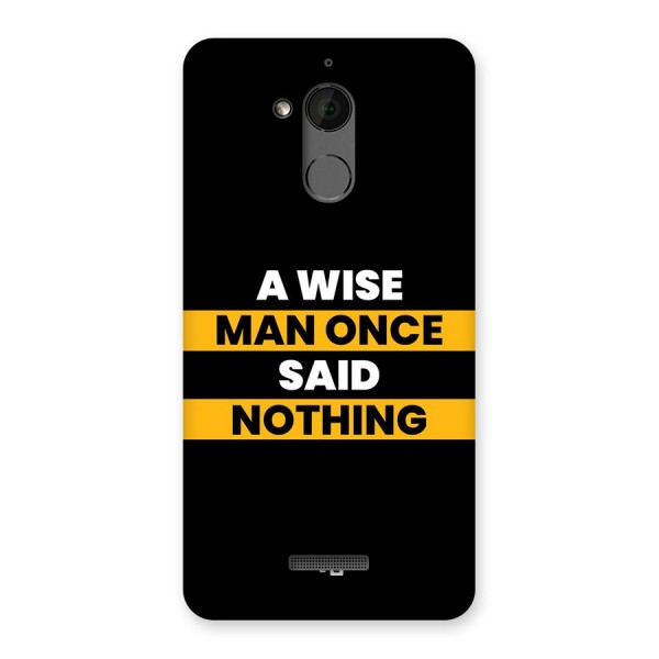 Wise Man Back Case for Coolpad Note 5