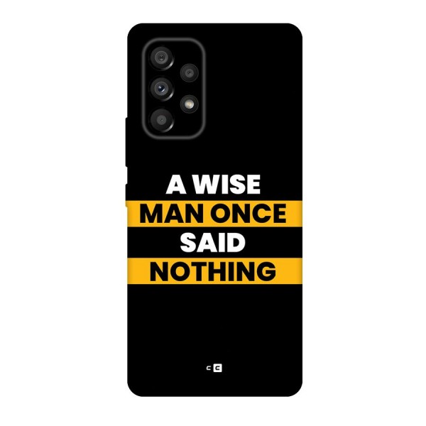 Wise Man Back Case for Galaxy A53 5G