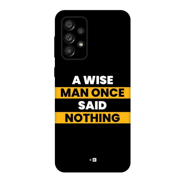 Wise Man Back Case for Galaxy A73 5G