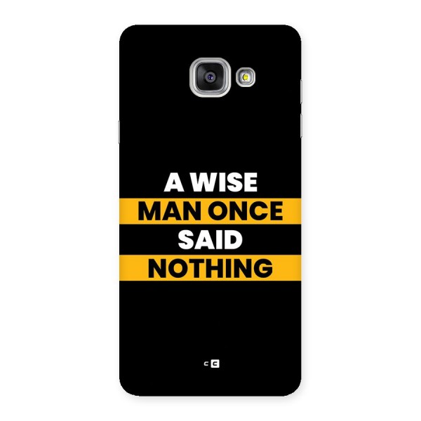 Wise Man Back Case for Galaxy A7 (2016)