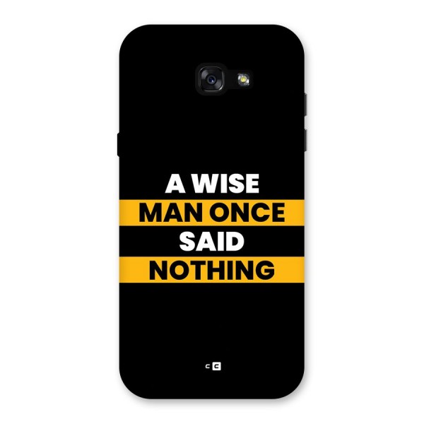 Wise Man Back Case for Galaxy A7 (2017)