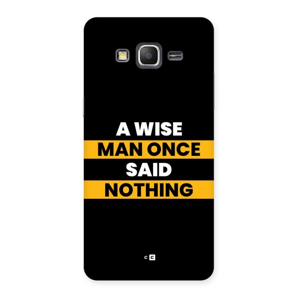 Wise Man Back Case for Galaxy Grand Prime