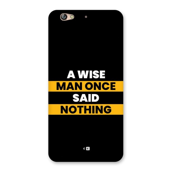 Wise Man Back Case for Gionee S6