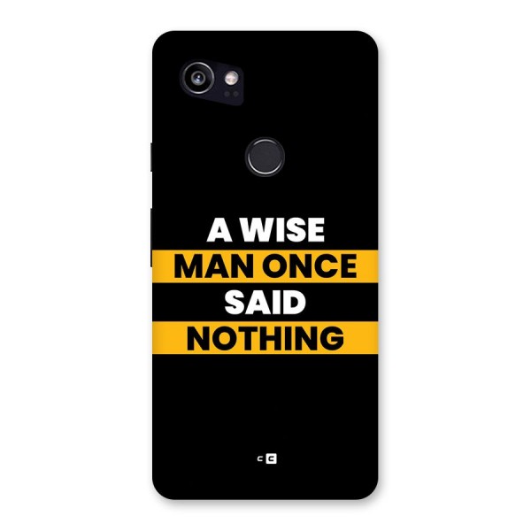 Wise Man Back Case for Google Pixel 2 XL