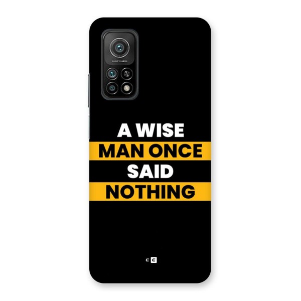 Wise Man Back Case for Mi 10T Pro 5G