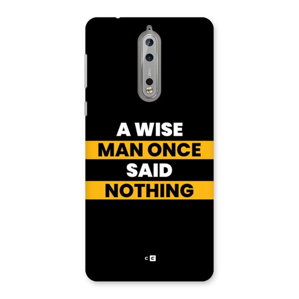 Wise Man Back Case for Nokia 8