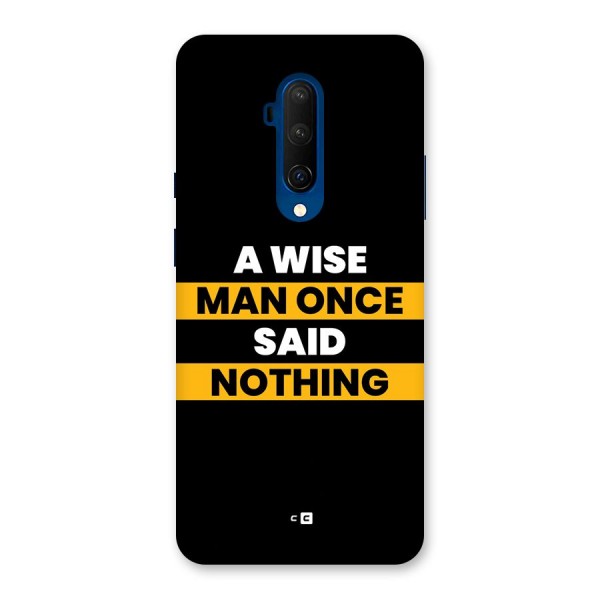 Wise Man Back Case for OnePlus 7T Pro