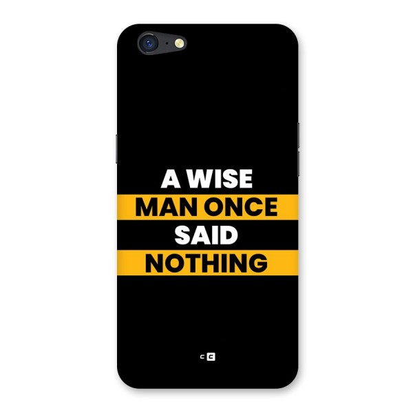 Wise Man Back Case for Oppo A71