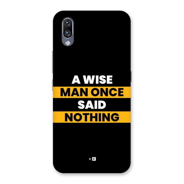 Wise Man Back Case for Vivo NEX