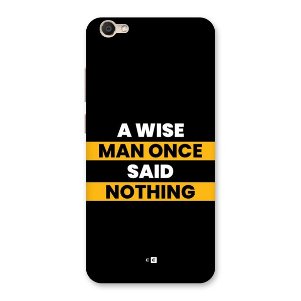 Wise Man Back Case for Vivo V5