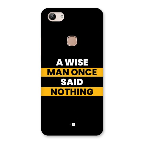 Wise Man Back Case for Vivo Y83