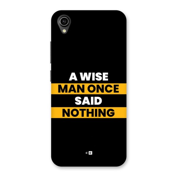 Wise Man Back Case for Vivo Y91i