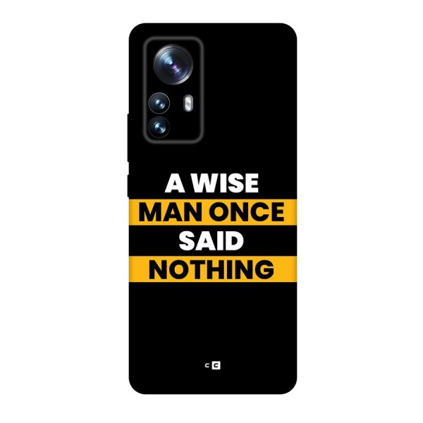 Wise Man Back Case for Xiaomi 12 Pro