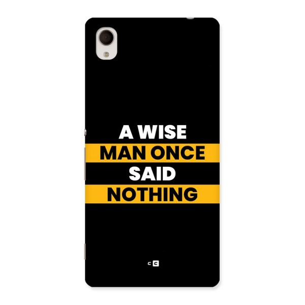 Wise Man Back Case for Xperia M4 Aqua